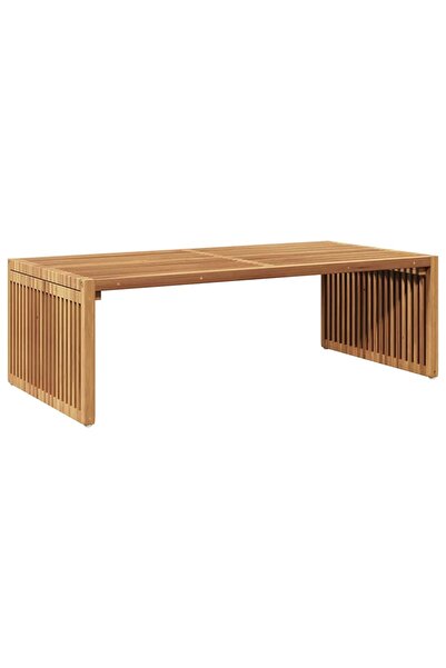 vidaxl Garden Side Table Brown 110 x 55 x 35.5 cm