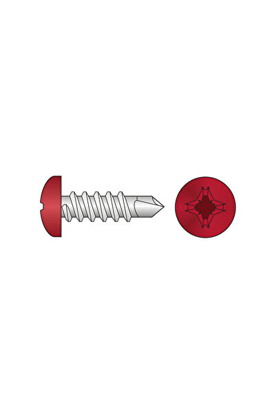 Rocast Set 250 x Surub Autoforant Cap Bombat Forma N 7504 Otel Zincat-4.8x 16