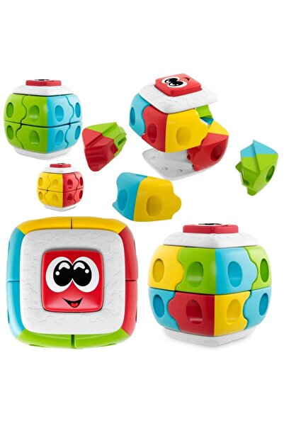SARALMA Set interactiv de cuburi modulare colorate pentru constructie si dezv...