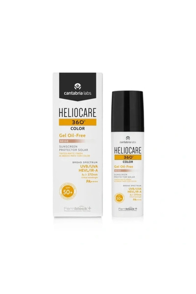 Heliocare Gel de protecție solară, Heliocare, 360 Colour Oil-Free Gel SPF50 B...