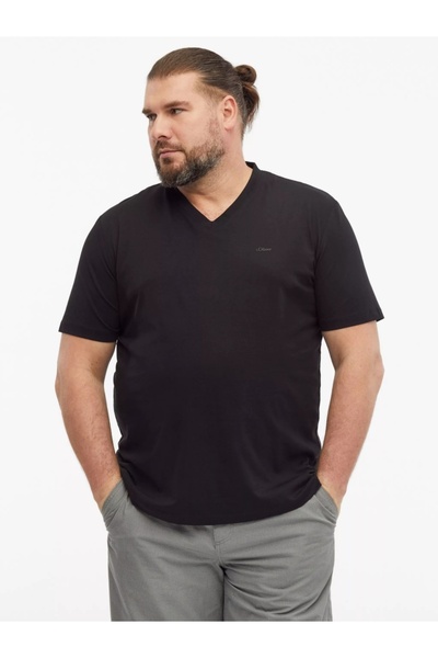 s.Oliver Big Sizes T-shirt with anchor, men's big sizes, cotton, Regular fit,...