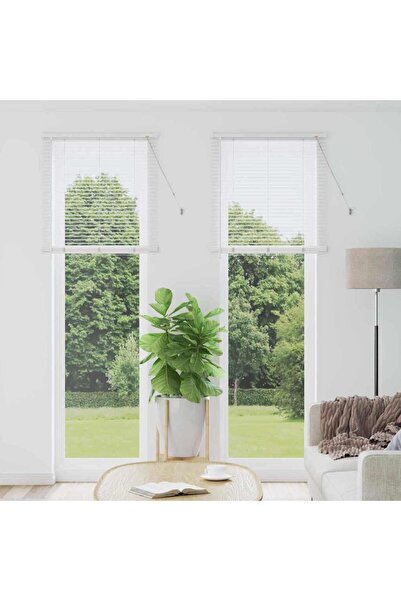 vidaxl Βενετσιάνικα Περσίδες Λευκά 220 x 80 εκ. Αλουμινίου
