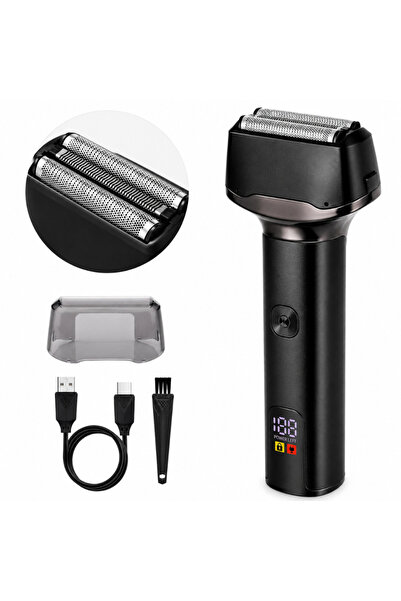 Velixo Electric Shaver Trimmer, Wet/Dry, IPX5, Cordless, LED, Double Blades, ...