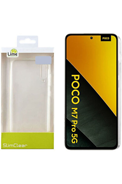 Lime&co Lime Slimclear Πίσω Κάλυμμα Σιλικόνης Διαφανές (Poco M7 Pro)