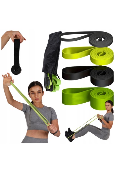 Mardil Set 4 Benzi Elastice Pentru Exercitii Si Tractiuni Tip Powerband, Benz...