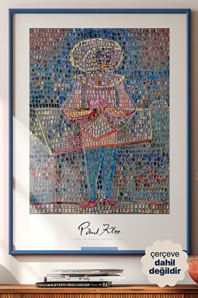 Persona Istanbul Paul Klee "Boy in Fancy Dress" - Modern Sanat Posteri (Çerçe...