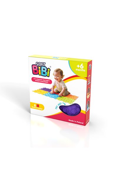 meli Set covorase senzoriale Soft BiBi, 6 piese