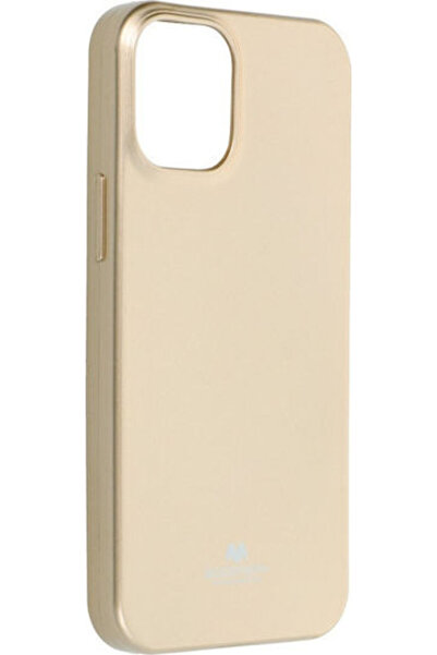 Mercury Θήκη Πλάτης Σιλικόνης Τζέλι Χρυσή (iPhone 12 mini) Κωδικός: 33162