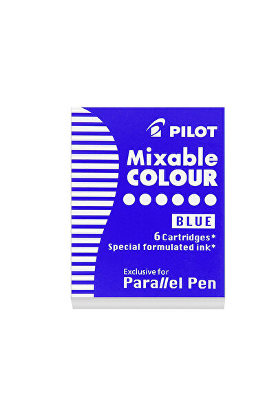 Pilot Cartușe de cerneală, set de 6, Parallel Pen, albastru