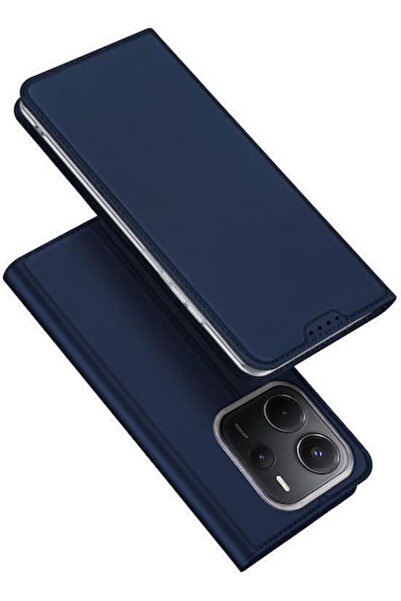 Dux Ducis Skin Book Συνθετικό Δέρμα / Σιλικόνη Μπλε (Redmi Note 14 Pro 4G) Κω...