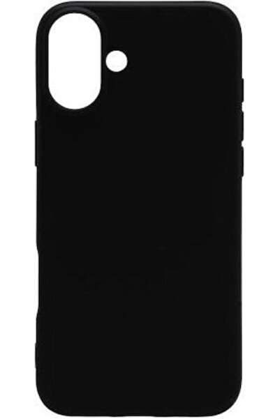 inos S-cover Πίσω Κάλυμμα Σιλικόνης Μαύρο (iPhone 16 Plus)