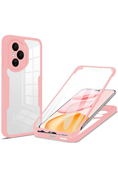 Techsuit ColorVerse 360 Πλήρης Κάλυψη Σιλικόνης Ροζ (Honor 400 Pro)