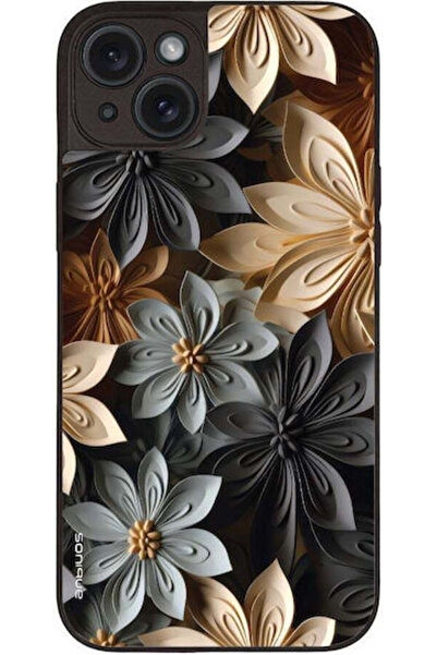 Other Θήκη Sonique Σειράς 3D Λουλουδιών για Apple iPhone 15 Plus Γκρι
