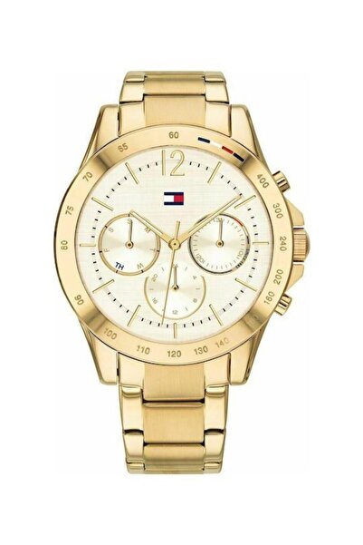 Tommy Hilfiger Haven Ρολόι Χρονογράφος με Χρυσό Μεταλλικό Μπρασελέ - 1782195