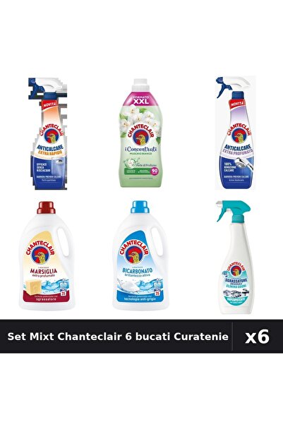 Chanteclair Set 6 Degresant și Detergent - 625ml, 1575ml, 1800ml - Curatenie ...