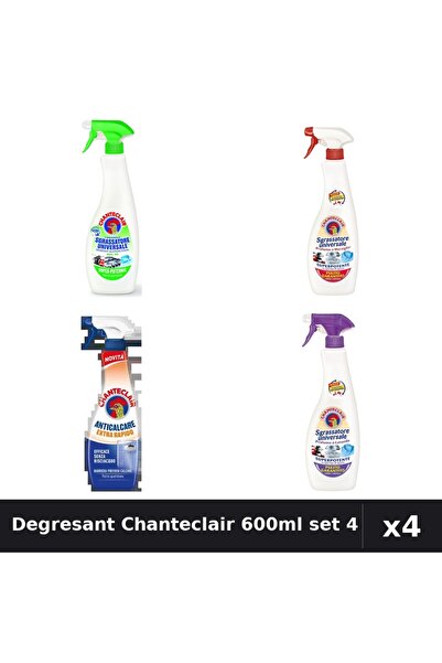 Chanteclair Set 4 Degresant Universal 600ml - Lamaie, Marsilia, Lavanda, Anti...