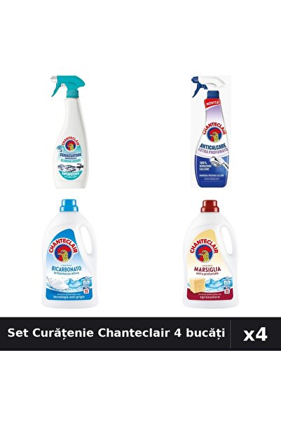 Chanteclair Set 4 Degresant și Detergent Lichid - 600ml, 625ml, 1575ml (35 sp...