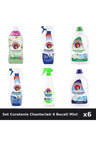 Chanteclair Set 6 Detergent și Degresant - Balsam 1800ml, Detergent 1575ml, D...