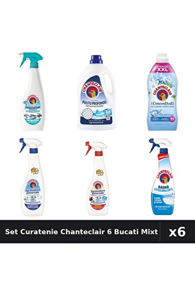 Chanteclair Set 6 Degresant & Detergent - 600ml, 625ml, 1575ml, 1800ml - Cura...