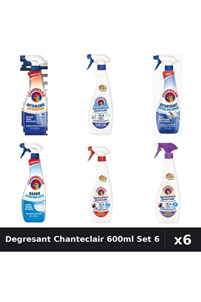 Chanteclair Set 6 Degresant Universal 600-625ml - Bicarbonat, Lavanda, Marsil...