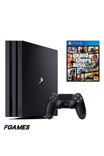 Sony Consola Playstation 4 Pro Ps4 1TB + Controller + GTA 5 PlayStation 4 (re...