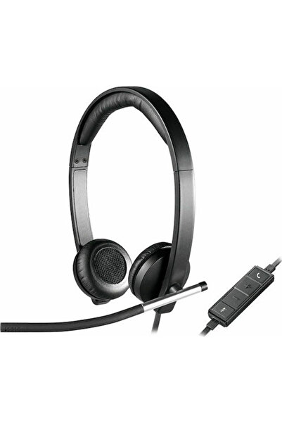 logitech H650e Ακουστικά Πολυμέσων Επί του Αυτιού με Μικρόφωνο USB-A
