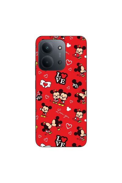 OEM Калъф, съвместим с Xiaomi Redmi 15C, силиконов гел TPU модел, десен Мики ...