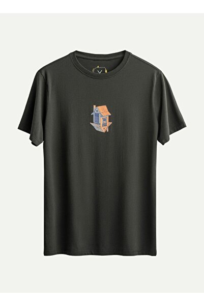 KAFT Unisex Regular Fit Tasarım T-Shirt - The Land