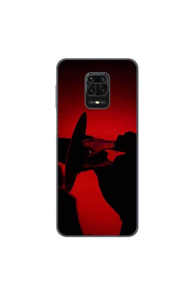 OEM Калъф, съвместим с Xiaomi Redmi Note 9 Pro, силиконов гел TPU, с десен KP...