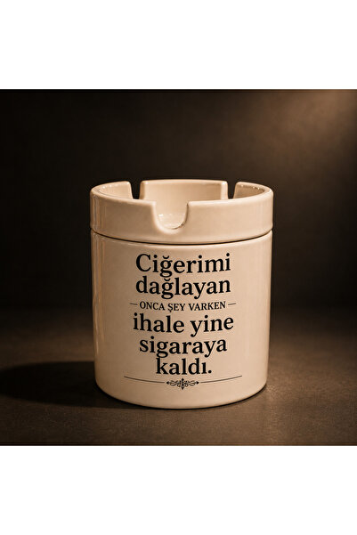 DKY Special Design Ashtray with Grateful Writing