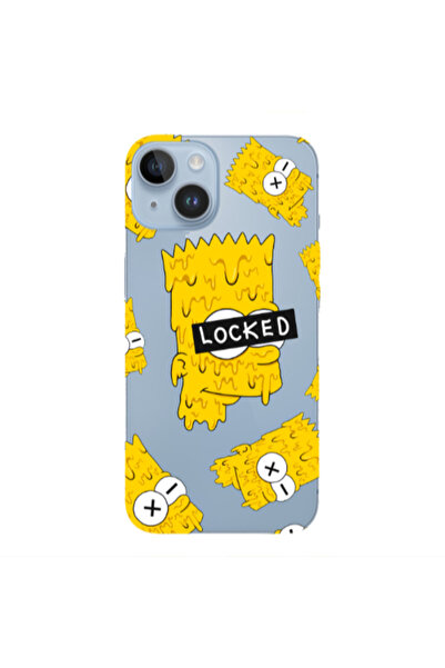 Other Apple iPhone 14 Plus Bart Simpson Transparent Silicone TPU Θήκη