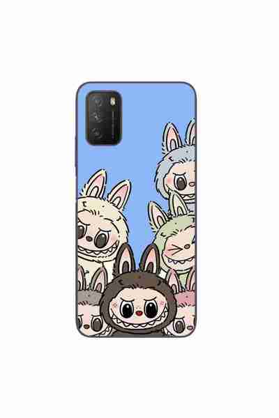 OEM Husa compatibila cu Xiaomi Poco M3 Silicon Gel Tpu Model Labubu Pattern Blue