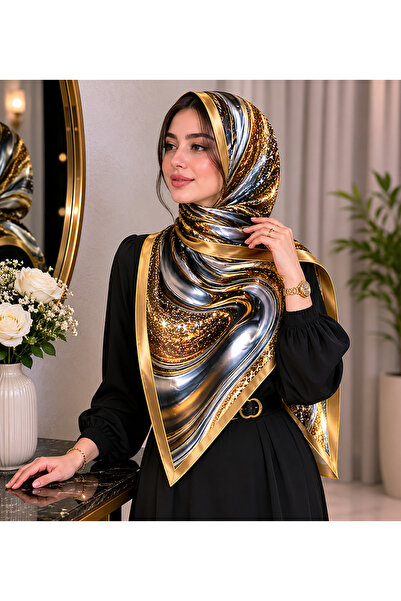 4seasons scarf Crepe Chiffon Veil
