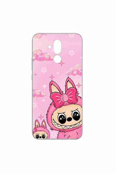 OEM Husa compatibila cu Huawei Mate 20 Lite Silicon Gel Tpu Model Labubu Pink...