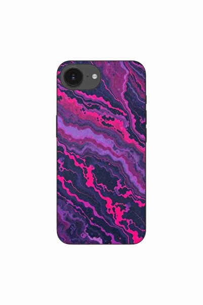 OEM Husa compatibila cu Apple iPhone 16e Silicon Gel Tpu Model Midnight Rose ...