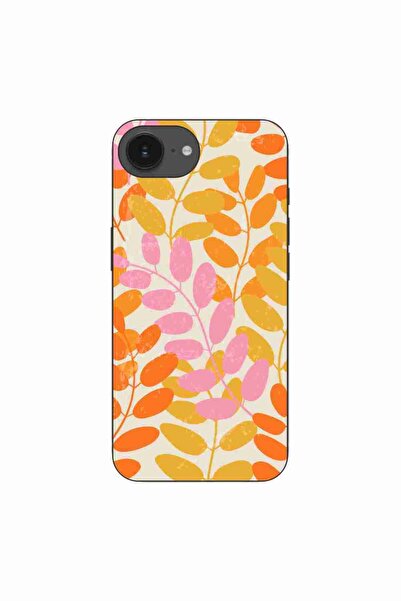 OEM Husa compatibila cu Apple iPhone 16e Silicon Gel Tpu Model Summer Leaves