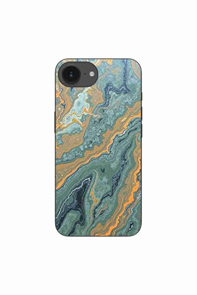 OEM Husa compatibila cu Apple iPhone 16e Silicon Gel Tpu Model Forest Flame M...