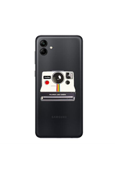 Other Samsung A04 Polaroid land camera Transparent Silicone TPU Θήκη