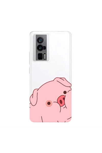 Other Xiaomi Poco F5 Pro Piggy 1 Transparent Silicone TPU Θήκη