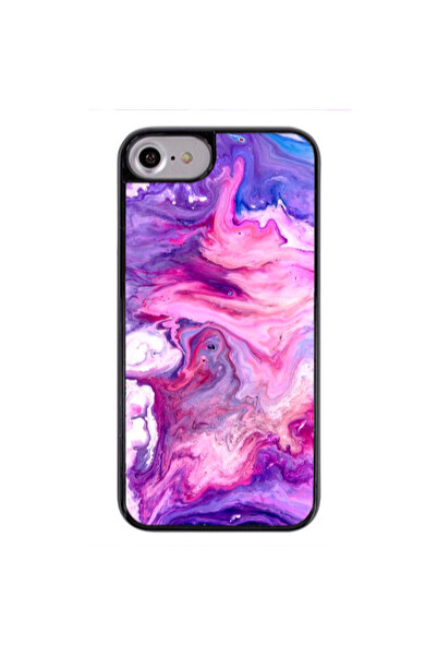 Other Apple iPhone 7 Marble art Black Glossy Θήκη