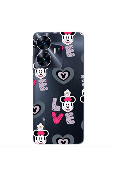 Other Realme Note 50 Minnie Transparent Silicone TPU Θήκη