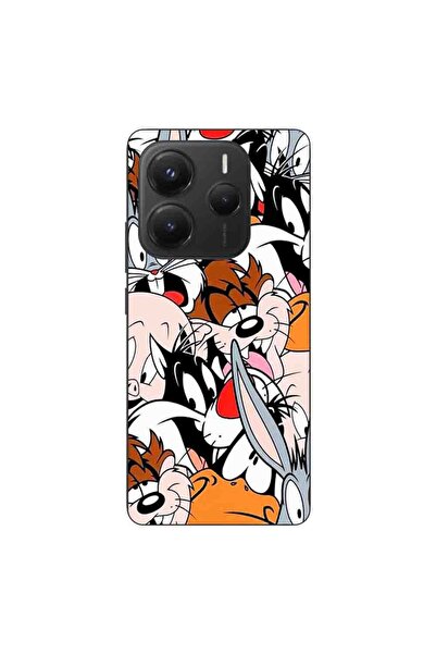 OEM Θήκη συμβατή με Xiaomi Redmi Note 14 5G από σιλικόνη TPU με σχέδιο Looney...