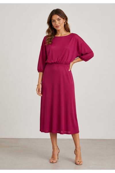 ANNA FİELD Rochie Damă, Mărimea S, Culoare Beet Red, Bordo intens