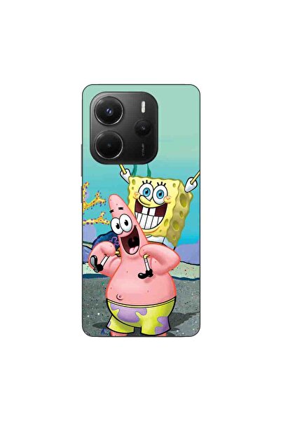 OEM Husa compatibila cu Xiaomi Redmi Note 14 4G Silicon Gel Tpu Model Spongebob