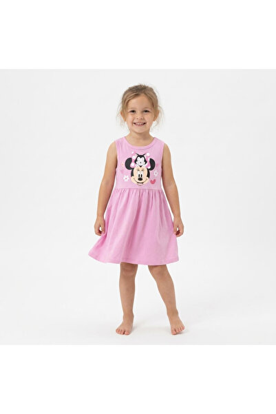 Minnie Mouse Cotton sleeveless dress, Disney Pink