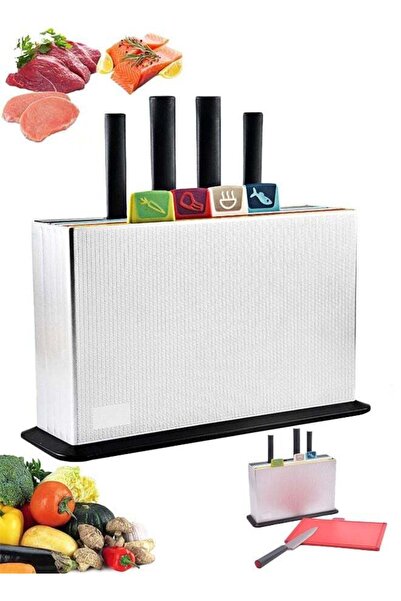 Arabest 4-Piece Kitchen Cutting Board and Cutting Tool Set,Color Coded,Profes...