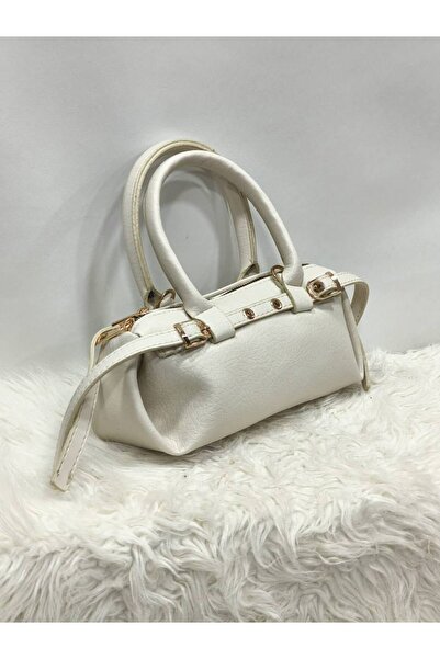 SHIKIRTI Small Size Belt Detailed Long Cross Strap Baguette Women's Hand and ...