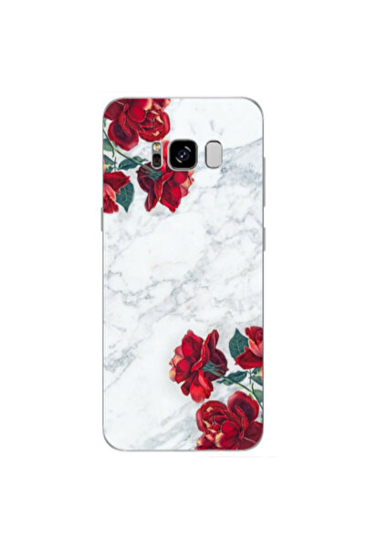 Other Samsung S8 Plus Marble and roses Transparent Silicone TPU Θήκη