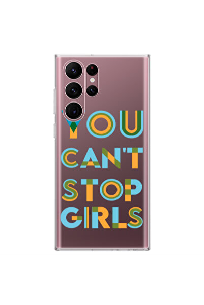 Other Samsung S22 Ultra You Cant Stop Girls Transparent Silicone TPU Θήκη