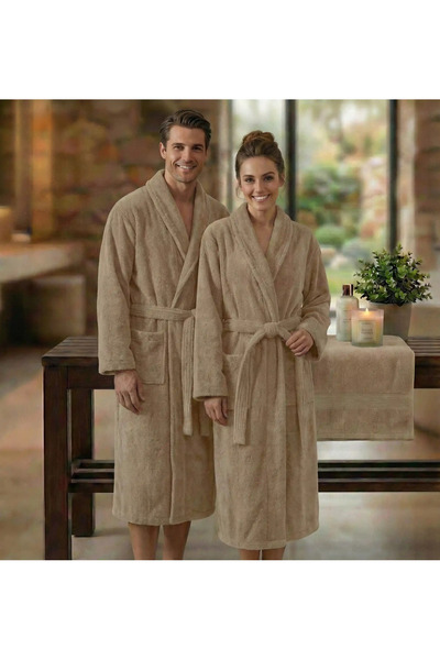 NufJoy Halat de Baie BUMBAC 100%, Unisex, 420 GSM, Super Absorbant, Rezitent ...